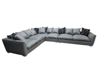 Used & Refurbished Huge Grey Corner Sofa ref 2008