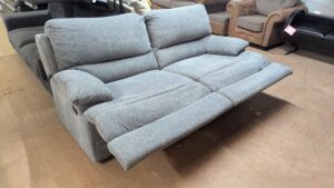 Refurbished 2-Seater Sofa in Light Blue