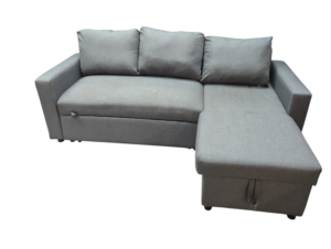 Used & Refurebished Grey Corner Sofa Bed ref 2348
